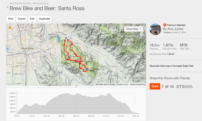 Brew Bike and Beer Santa Rosa