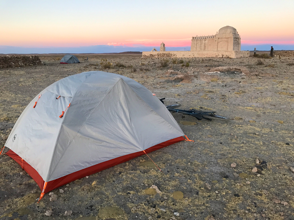 Camp in Bolivia